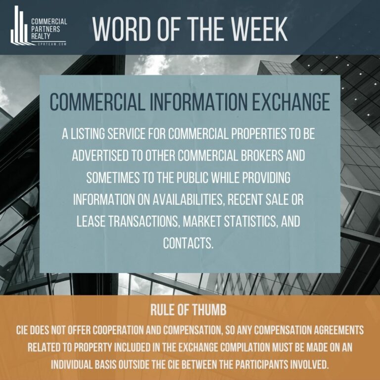 CRE WORD OF THE WEEK