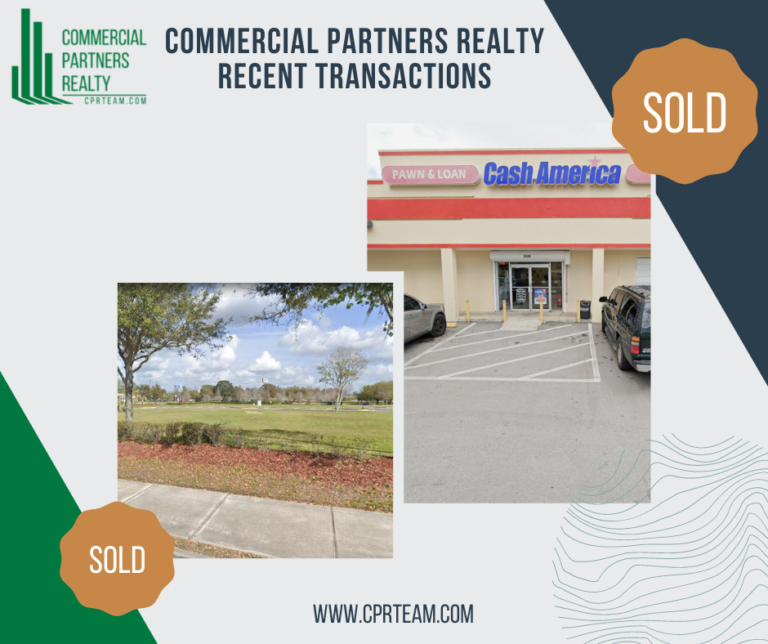 Commercial Partners Realty Represents Buyers in Skyway Marina District and Wesley Chapel.