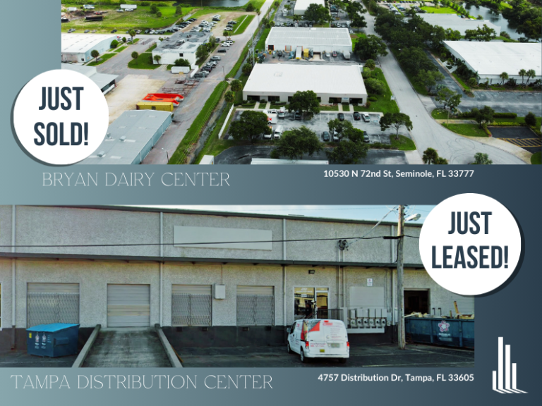 Commercial Partners Realty’s Industrial Team Facilitates New Sale and Lease in Tampa Bay
