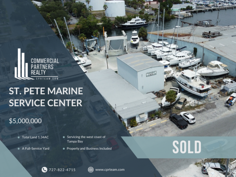 Commercial Partners Realty Brokers Successful Sale of Marine Service Center